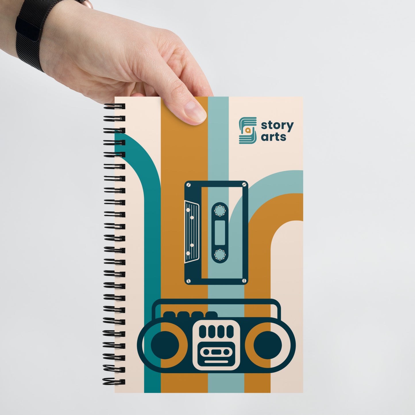 Music-focused Story Arts Spiral Notebook