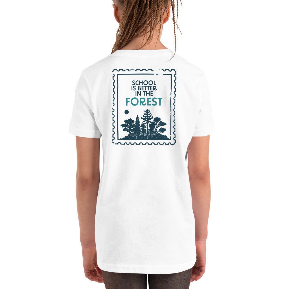 School Is Better In The Forest Youth T-shirt